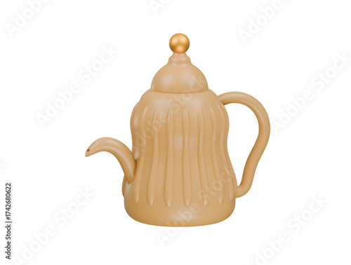 dallah icon 3d illustration render