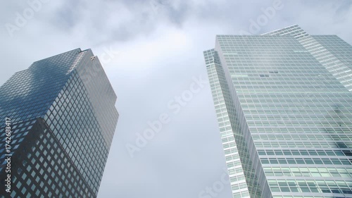 Generic skyscrapers in New York City's Financial District