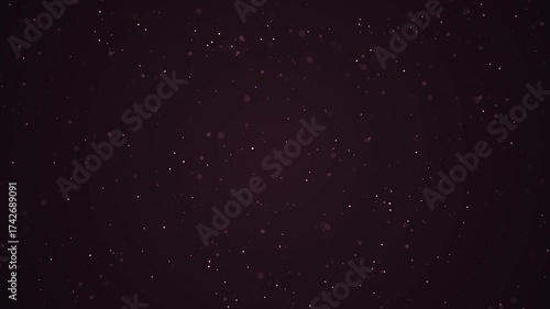 abstract real dust particles floating slow motion dark maroon background overlay