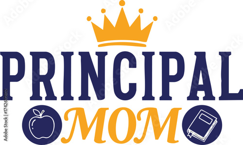 Principal Mom Illustration