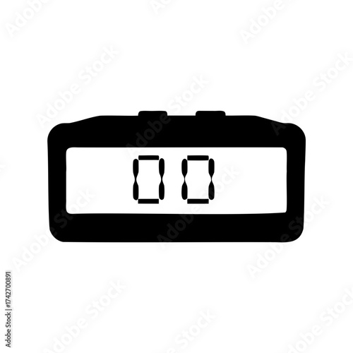 Digital display of zero, symbolizing a fresh start and new beginnings
