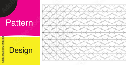 Geometric Modern Pattern Design Background Abstract Vector Illustration