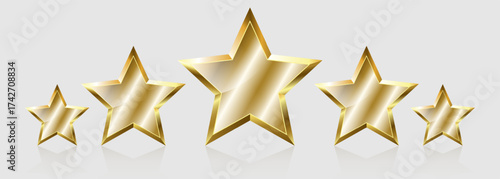 Gold star rating