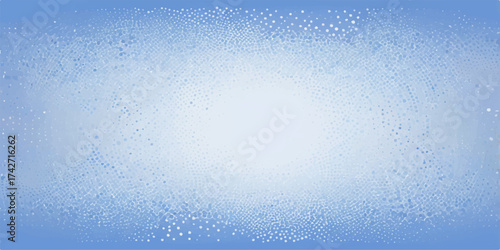 Cold blue water drops on glass texture