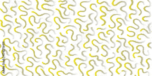 Elegant golden ribbon and yellow line seamless pattern vector wallpaper design for textile art backdrop. vivid, illustration, color, decoration, paper, vintage, floral, decor, repeat, textured