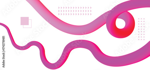 Vector illustration of an abstract banner background