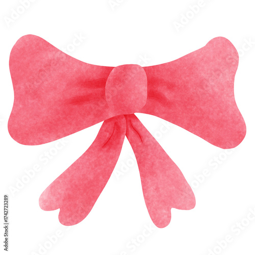 red ribbon bow