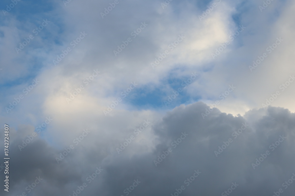 Obraz premium blue sky cloud, clouds background, abstract