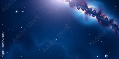 A deep blue ocean scene with sunlight filtering through the water to illuminate an abstract underwater world map and bubbles