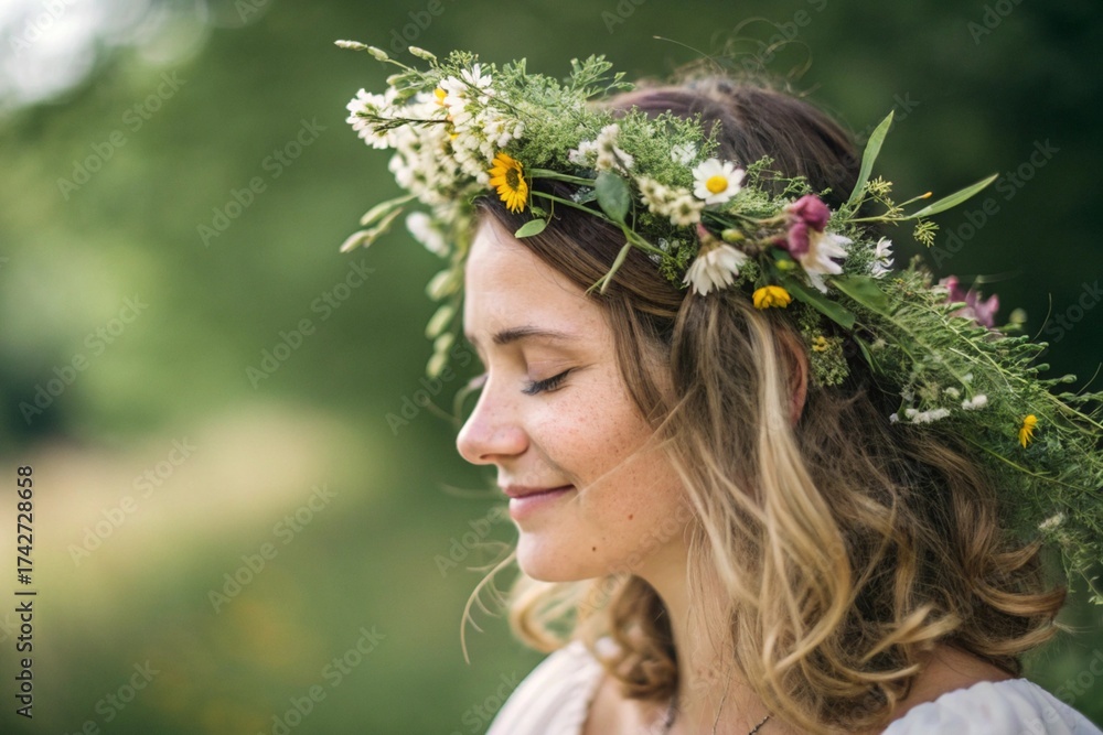 Naklejka premium Modern Lifestyle Woman Portrait