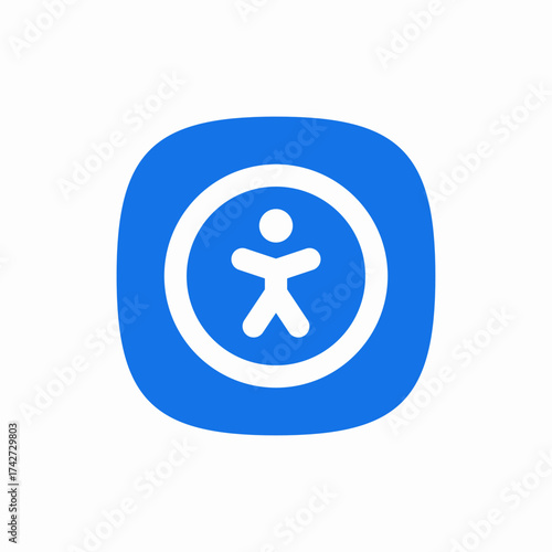 accessibility access icon sign vector