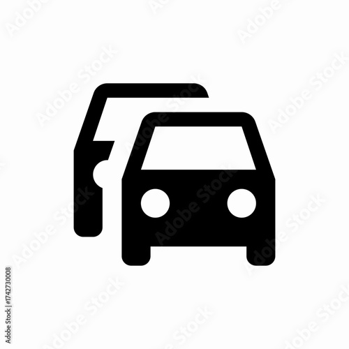car traffic icon sign vector