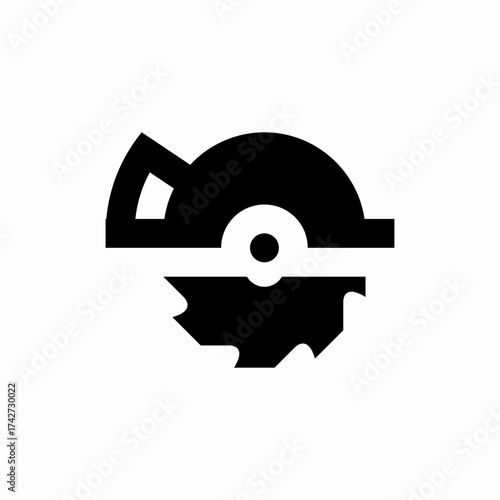 chain saw icon sign vector