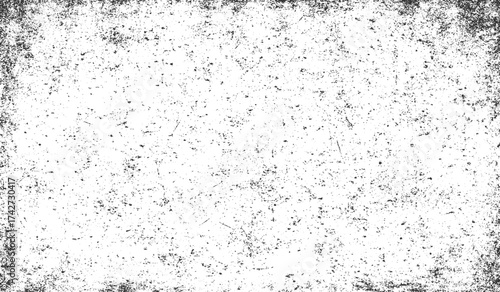 Grunge dust texture background in black and white minimalist vector illustration design with distressed rough surface and vintage artistic effect.