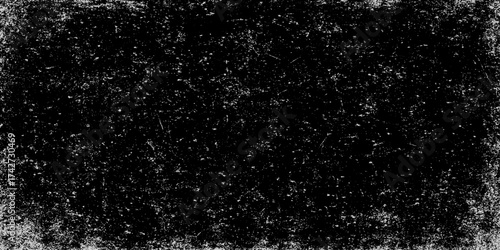 Grunge dust texture background in black and white minimalist vector illustration design with distressed rough surface and vintage artistic effect.