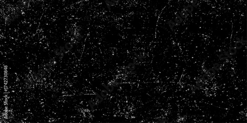 Grunge dust texture background in black and white minimalist vector illustration design with distressed rough surface and vintage artistic effect.