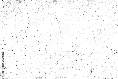 Grunge dust texture background in black and white minimalist vector illustration design with distressed rough surface and vintage artistic effect.