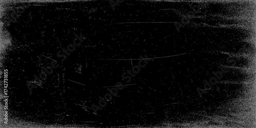 Grunge dust texture background in black and white minimalist vector illustration design with distressed rough surface and vintage artistic effect.