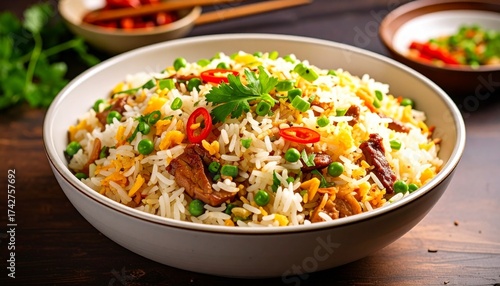 fried rice with vegetables