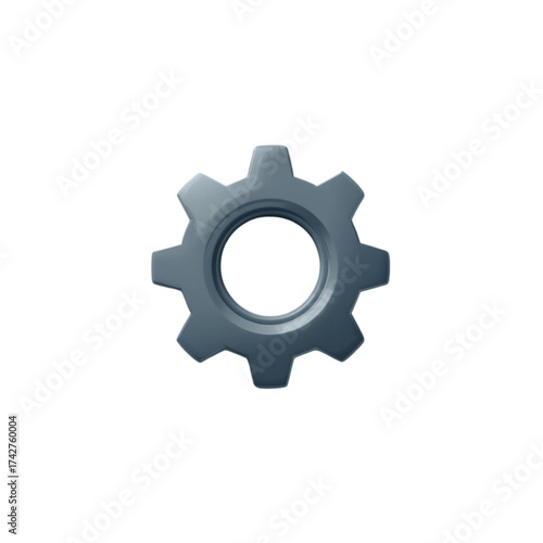 Gear icon vector illustration scalable graphic design industrial mechanical symbol