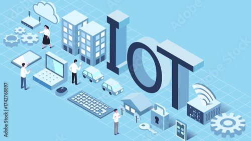 Internet of Things (IoT) Concept Illustration