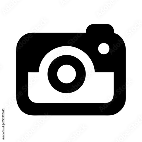 Camera icon, representing photography and media