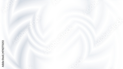 Abstract flowing white fabric with subtle iridescent pastel highlights and soft light