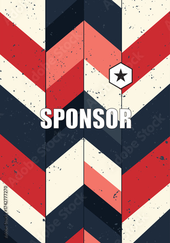 Sublimation jersey and background design