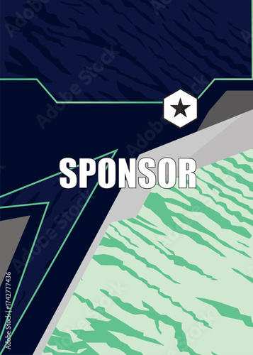 Sublimation jersey and background design