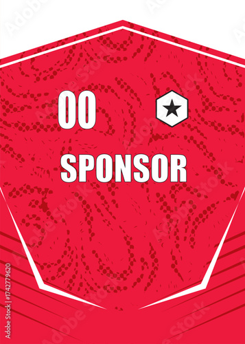 Sublimation jersey and background design