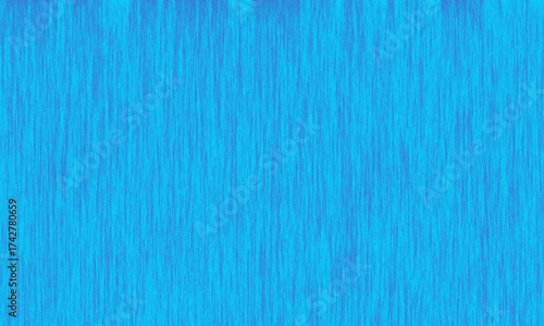 Bright Cyan Blue Textured Surface Background with Vertical Grains and Subtle Speckles