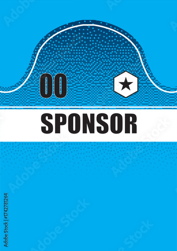 Sublimation jersey and background design