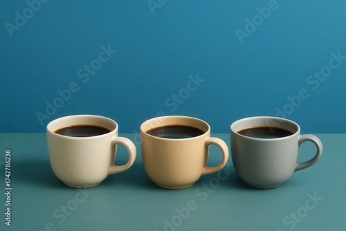 light beige, medium brown, and dark gray