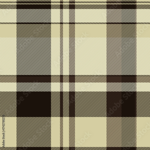 Sale vector plaid texture, scenery pattern seamless fabric. Checker background tartan check textile in light and black colors.