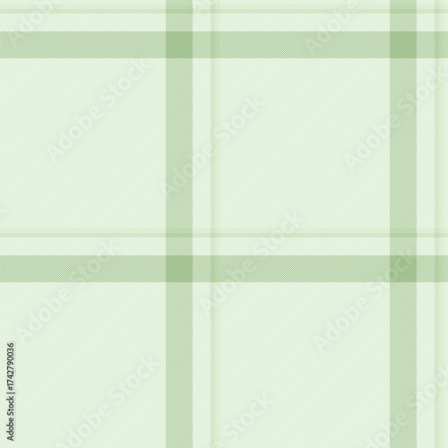 Craft plaid vector background, mat textile pattern texture. Couch seamless tartan check fabric in light and white colors.
