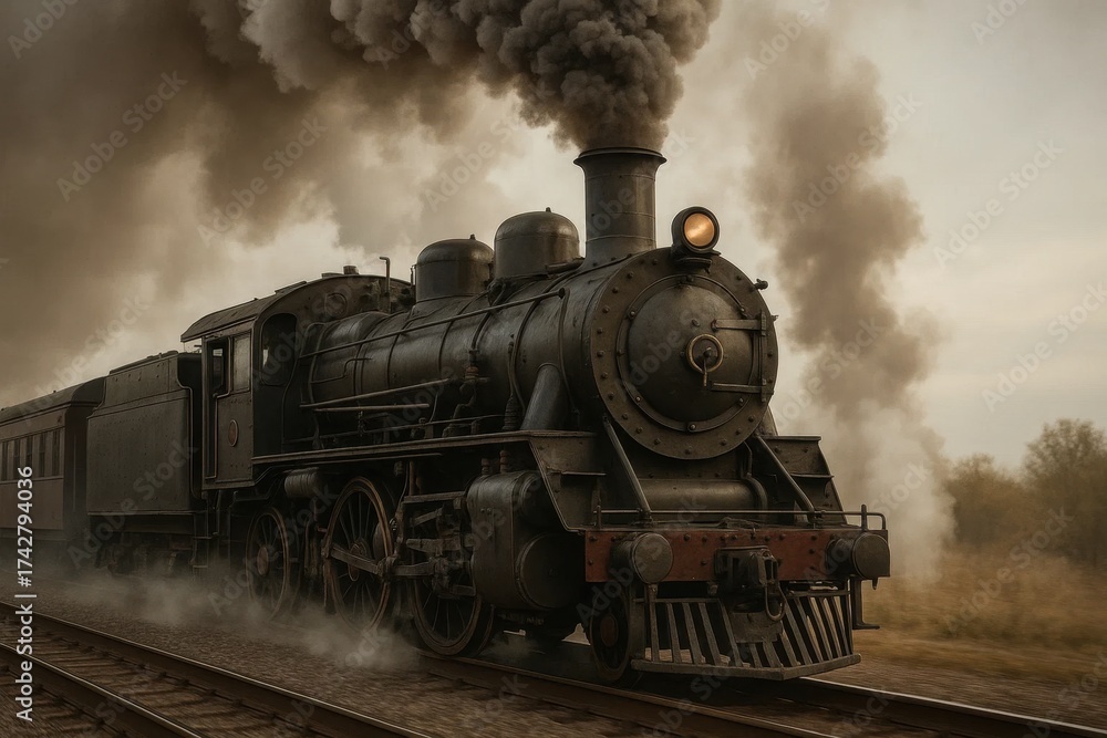 Naklejka premium A Journey Through Time
