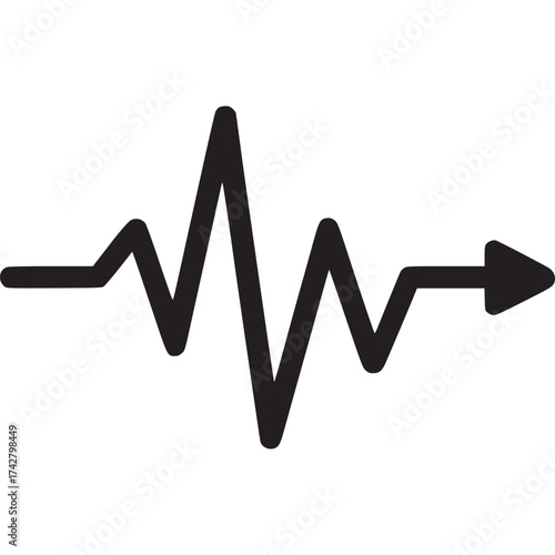 Vector art of sound wave