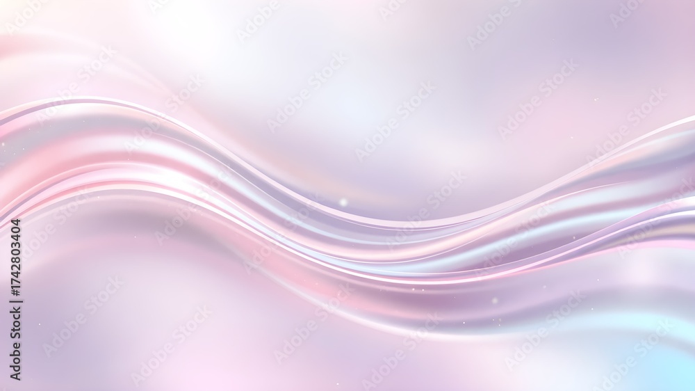 Fototapeta premium Smooth gradient pink and white silk texture