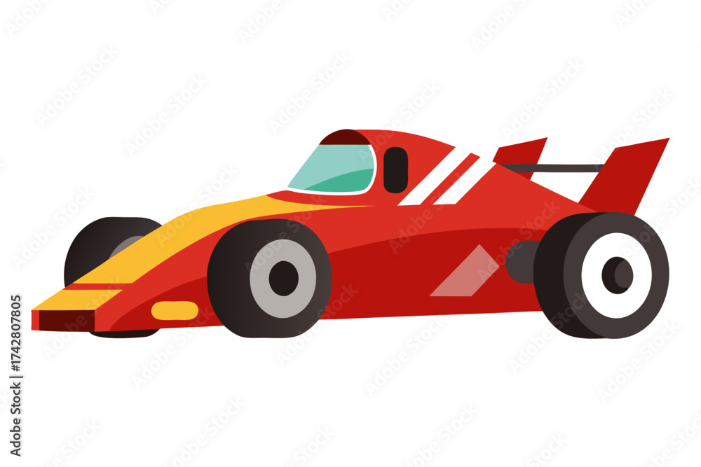 Naklejka premium A Racing Car
