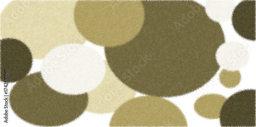 Earth Tones: Abstract Circle Pattern Background