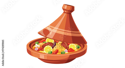 Moroccan Chicken Tagine With Lemon and Olives, A Delicious North African Dish