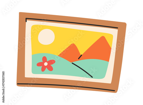 Painted scenery picture artistic artwork