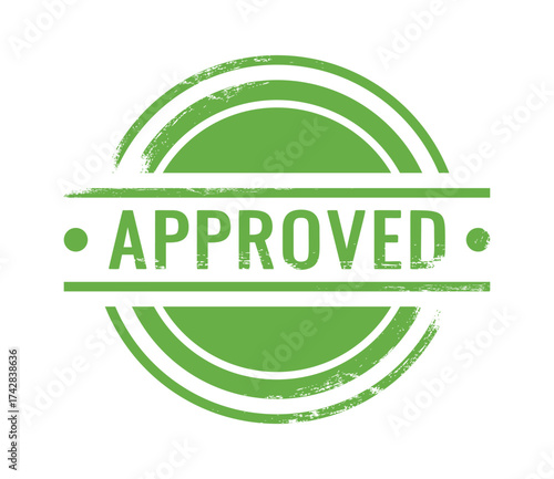 Classic approved stamp sign design