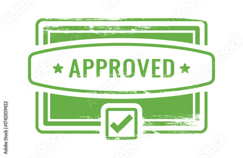 Approved stamp geometric rubber seal