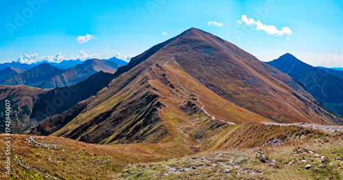 Fototapeta Naklejka Na Ścianę i Meble -  Starorobocianski Wierch Mountain - Western Tatras - Poland