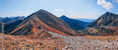 Fototapeta Naklejka Na Ścianę i Meble -  Starorobocianski Wierch Mountain - Western Tatras - Poland