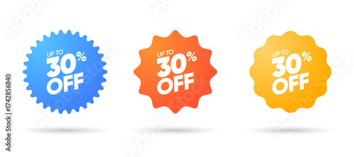 Discount badge, best choice, order now, offer, new collection, free delivery sale icon sign symbol banner with click cursor. Tags and stickers