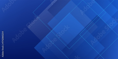 Abstract blue background. Geometric triangle background. vector illustration
