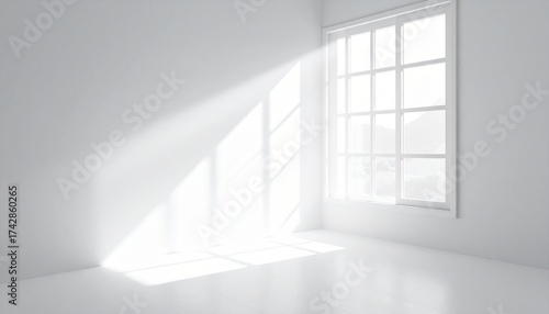 Wallpaper Mural Window light shadows.
 Torontodigital.ca