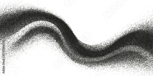 Close-up abstract black and white snake reptile animal isolated on white background